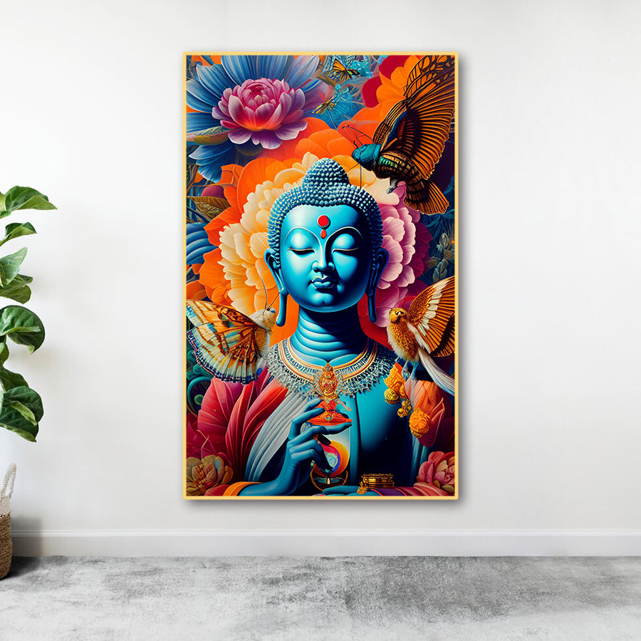 Buddha Paradise Canvas Art Frame
